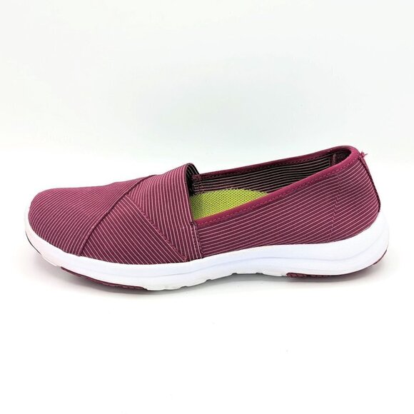 LL Bean Back Cove Slip On Comfort Loafer Shoe Womens 10 (41) Raspberry White - Picture 1 of 6